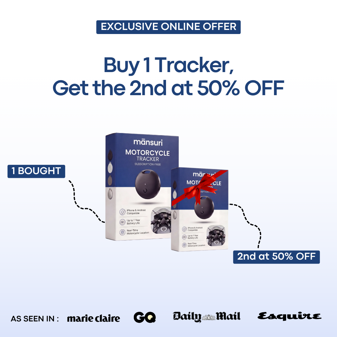 MOTORCYCLE GPS TRACKER — Without Subscription — Mansuri
