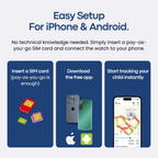 KIDS GPS WATCH — Without Subscription — Mansuri