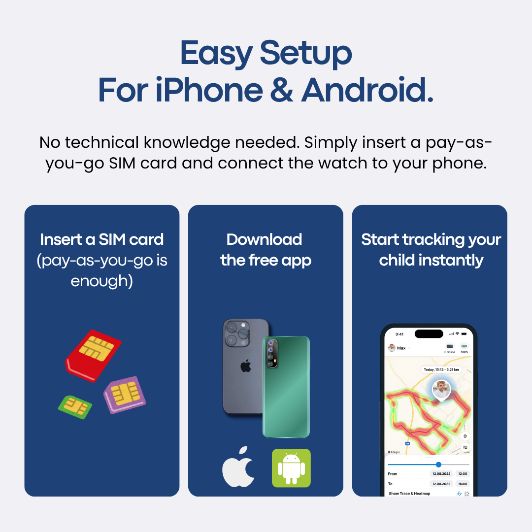 KIDS GPS WATCH — Without Subscription — Mansuri
