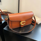 Minimalist Shoulder Bag for Women | Multi-layered Storage & Neutral Style