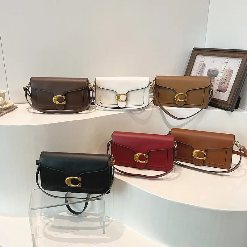 Minimalist Shoulder Bag for Women | Multi-layered Storage & Neutral Style