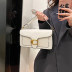 Minimalist Shoulder Bag for Women | Multi-layered Storage & Neutral Style
