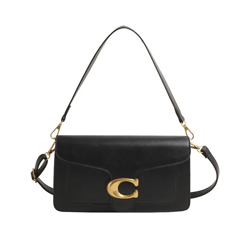 Minimalist Shoulder Bag for Women | Multi-layered Storage & Neutral Style