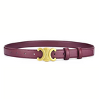 Black Leather Belt with Gold Buckle | Elegance & Versatility for All Occasions