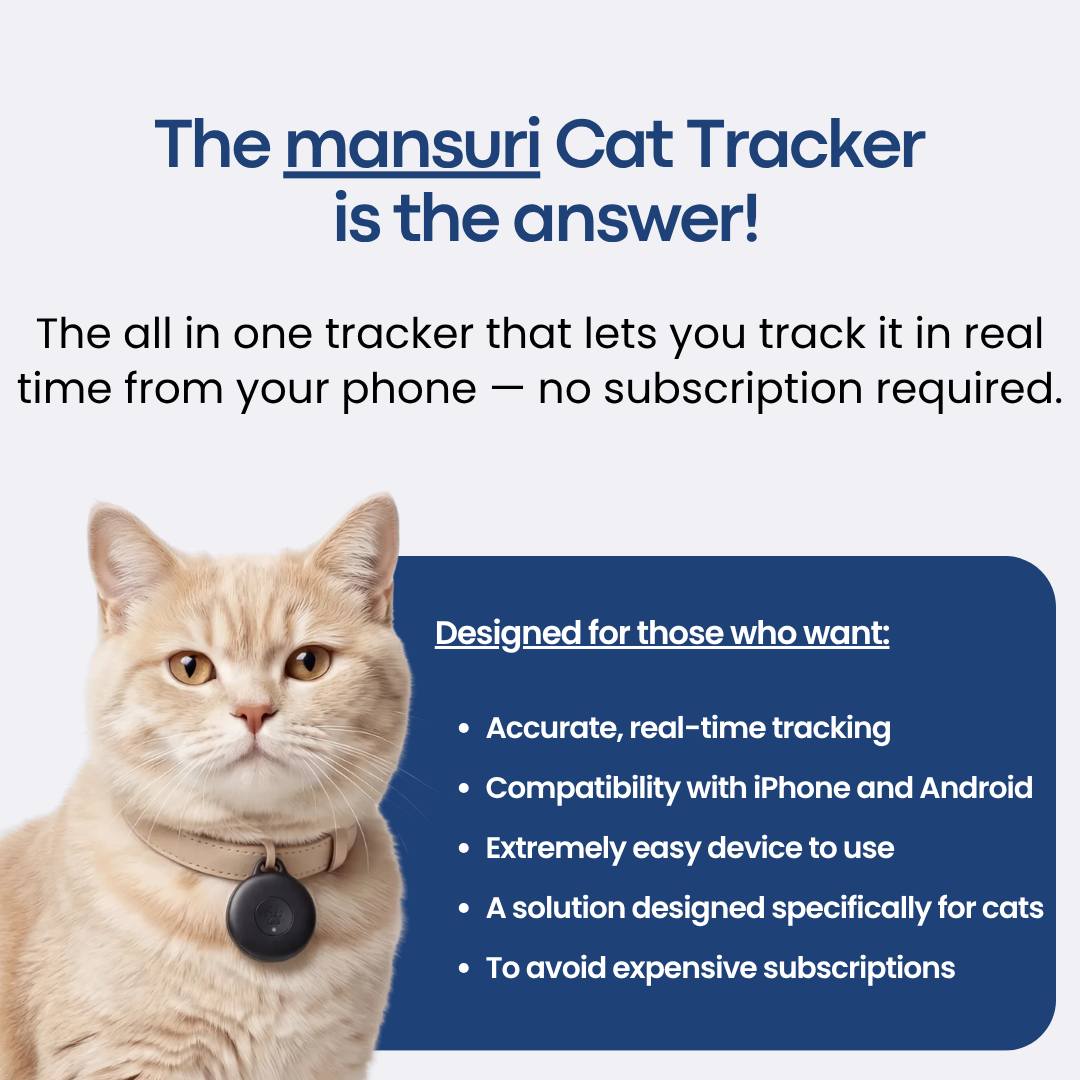 CAT GPS TRACKER — Without Subscription — Mansuri