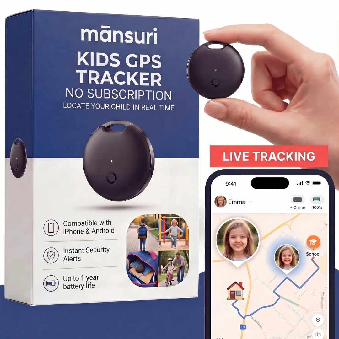 KIDS GPS TRACKER — Without Subscription — Mansuri