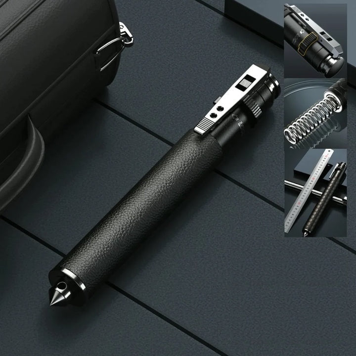 Automatic Self-Defense Walking Stick with Fast-Deploy Mechanism – Ergonomic Anti-Slip Handle