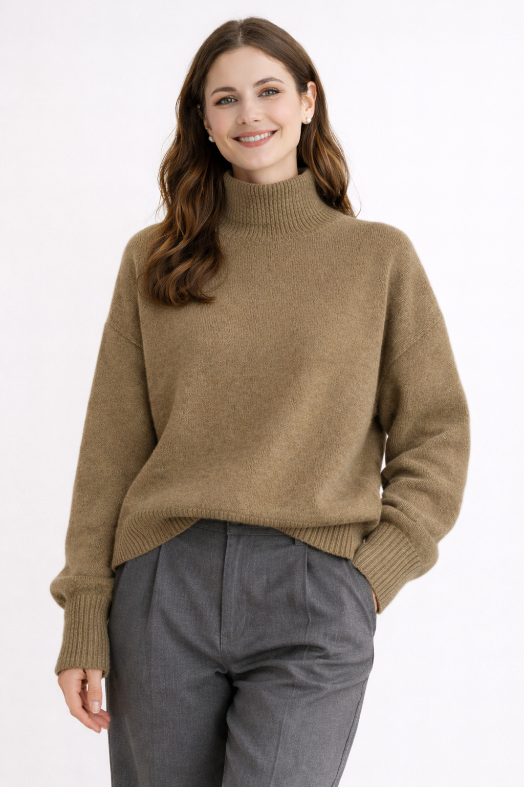 Isabella | Premium Cashmere Turtleneck Jumper