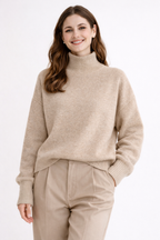 Isabella | Premium Cashmere Turtleneck Jumper