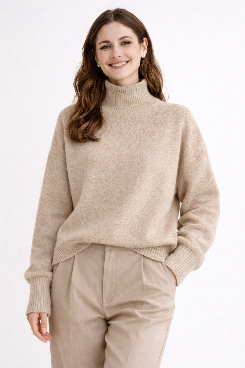Isabella | Premium Cashmere Turtleneck Jumper