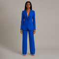Christian | Ensemble de Costume Femme Chic avec Blazer Long Sur Mesure