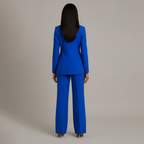 Christian | Ensemble de Costume Femme Chic avec Blazer Long Sur Mesure