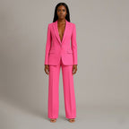 Christian | Ensemble de Costume Femme Chic avec Blazer Long Sur Mesure
