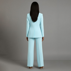 Christian | Ensemble de Costume Femme Chic avec Blazer Long Sur Mesure