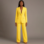 Christian | Ensemble de Costume Femme Chic avec Blazer Long Sur Mesure
