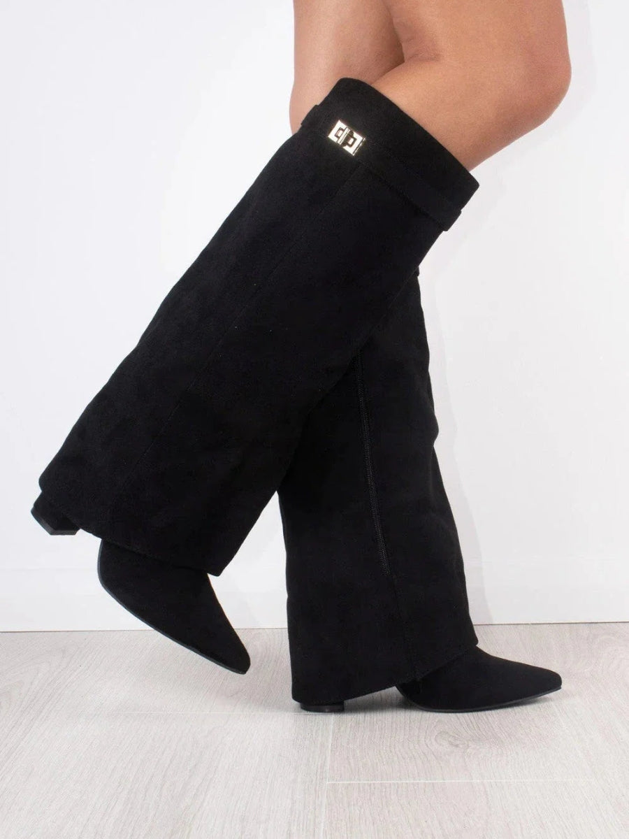 Chic High-Rise Boots for Women | Elegant Style & Optimal Comfort