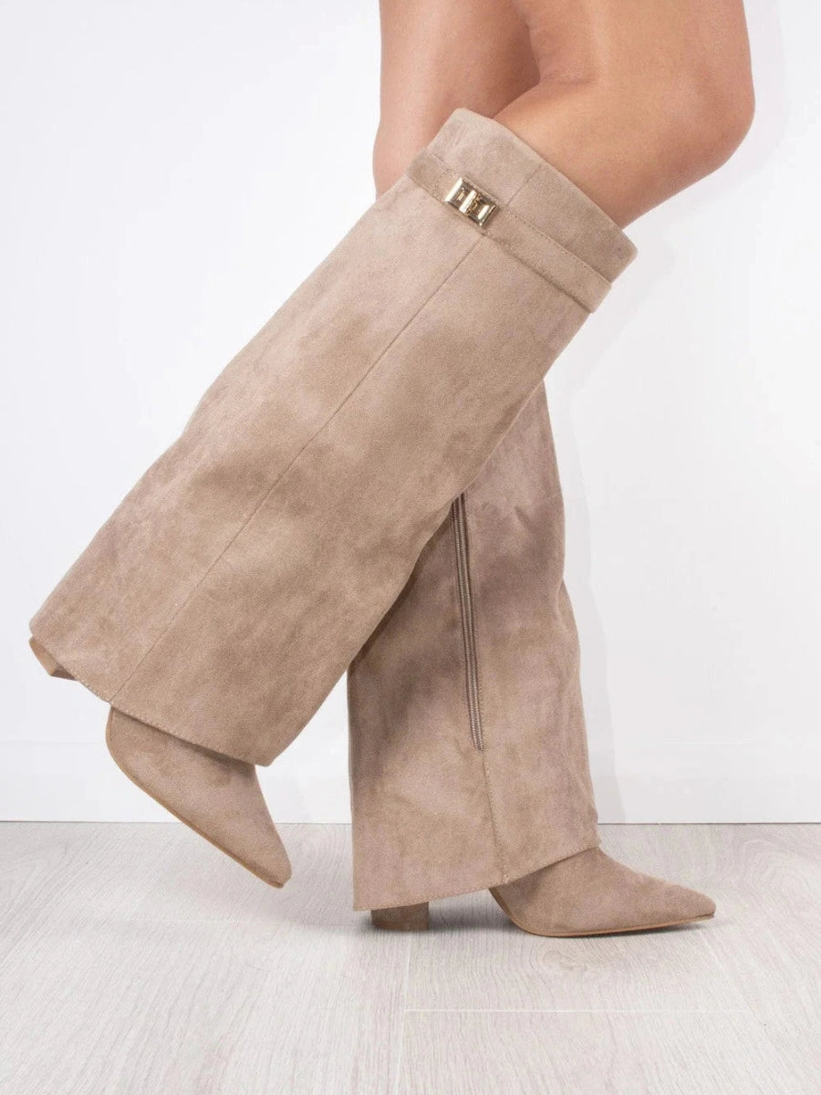 Chic High-Rise Boots for Women | Elegant Style & Optimal Comfort