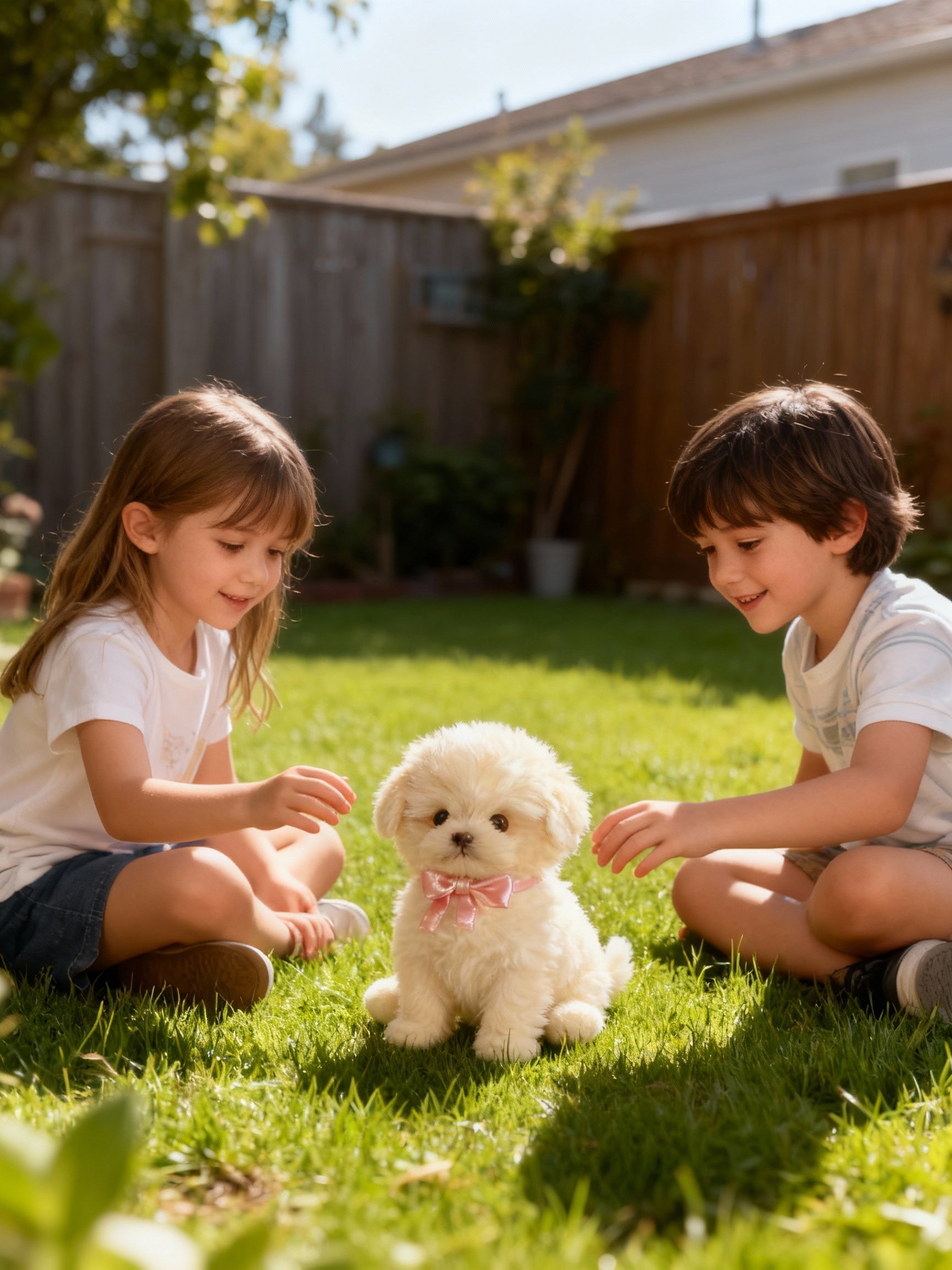 Nicoo Interactive Robot Dog | Walks, Barks, Wags Tail | Motorised Plush Toy
