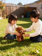 Nicoo Interactive Robot Dog | Walks, Barks, Wags Tail | Motorised Plush Toy