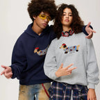 Milo | Unisex Oversize Hoodie with Dachshund Embroidery
