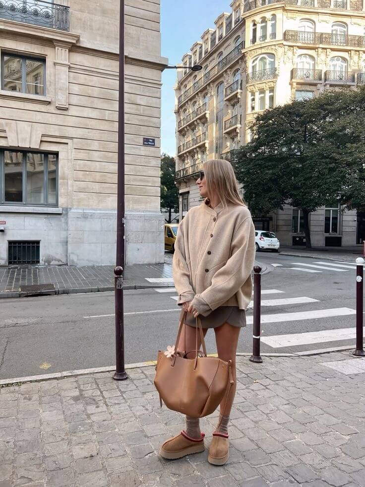 Olivia – Chic Tote Bag with Dual Handles and Detachable Shoulder Strap