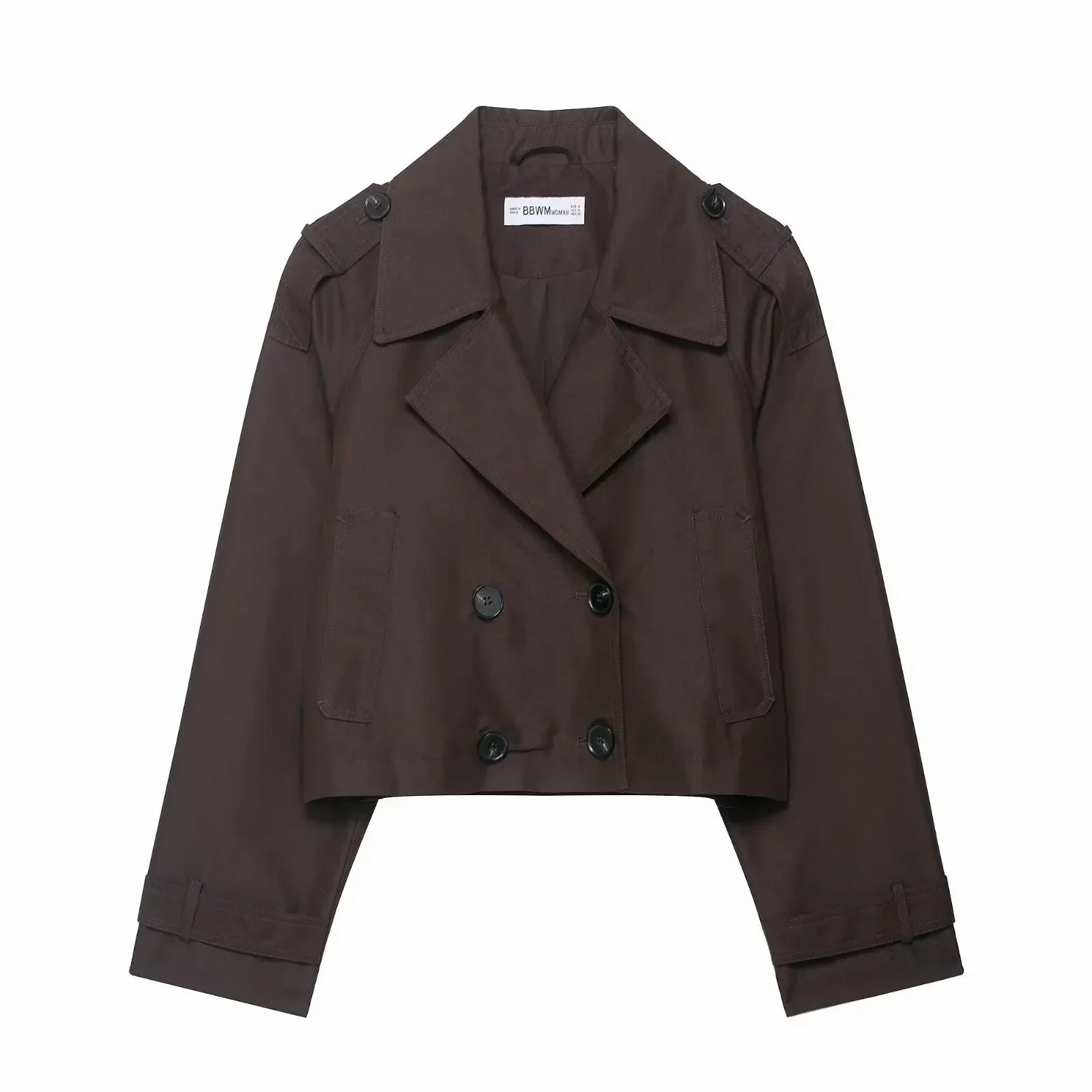 Elegant Women's Trench Coat | Double-Breasted with Practical Pockets
