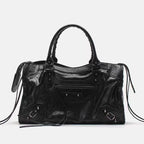 Astrid - Casual Multi-Zip Handbag with Shoulder Strap