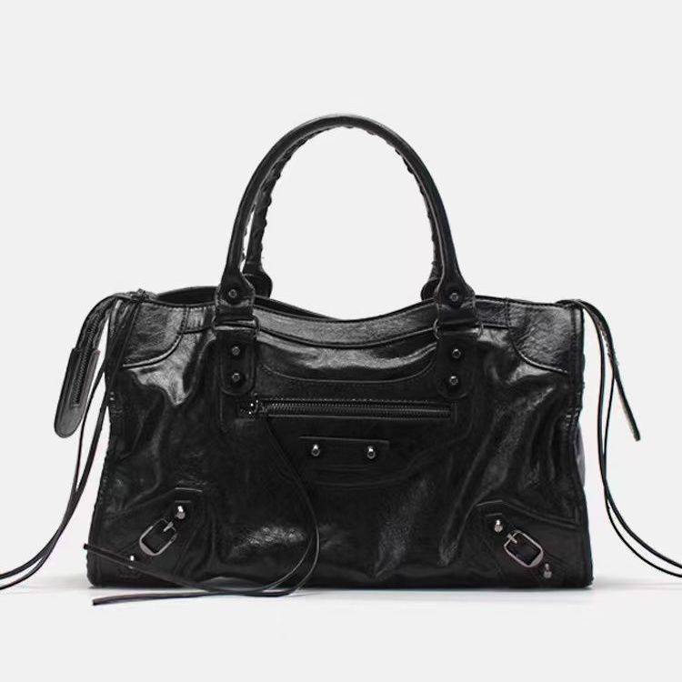 Astrid - Casual Multi-Zip Handbag with Shoulder Strap
