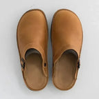 Premium Leather Slip-On Clogs - Comfortable, Stylish & Long-Lasting