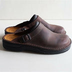 Premium Leather Slip-On Clogs - Comfortable, Stylish & Long-Lasting
