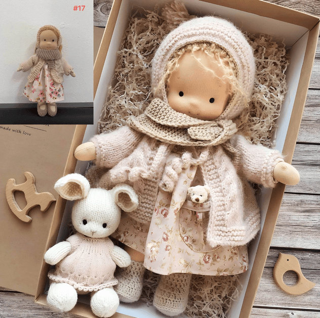 Cara | Waldorf-Style Wool Doll – Soft, Durable & Handcrafted