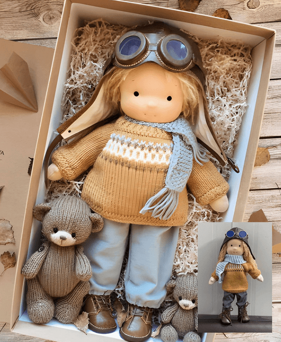 Cara | Waldorf-Style Wool Doll – Soft, Durable & Handcrafted