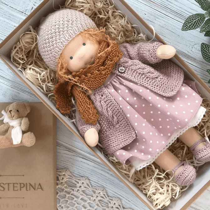 Cara | Waldorf-Style Wool Doll – Soft, Durable & Handcrafted