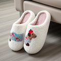 Women's Soft Dachshund Sausage Dog Plush Slippers