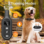 Electric Dog Training Collar with Remote Control, Waterproof, 16 Adjustable Shock Levels, 1000m Range, Beep & Vibration Modes- Mansuri