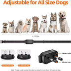 Electric Dog Training Collar with Remote Control, Waterproof, 16 Adjustable Shock Levels, 1000m Range, Beep & Vibration Modes- Mansuri