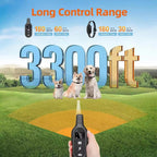 Electric Dog Training Collar with Remote Control, Waterproof, 16 Adjustable Shock Levels, 1000m Range, Beep & Vibration Modes- Mansuri