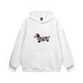 Milo | Unisex Oversize Hoodie with Dachshund Embroidery