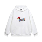Milo | Unisex Oversize Hoodie with Dachshund Embroidery