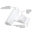 Cudlo – Adjustable Anti-Roll Pillow for Babies