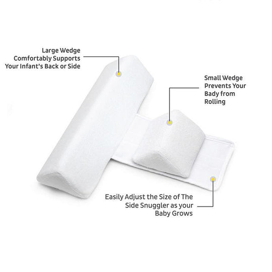 Cudlo – Adjustable Anti-Roll Pillow for Babies